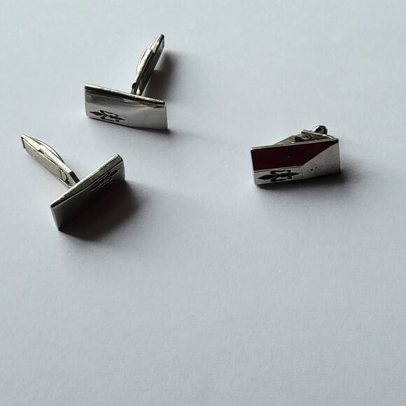 Vintage Pioneer Cufflinks and tie clip set. - Picture 16 of 16